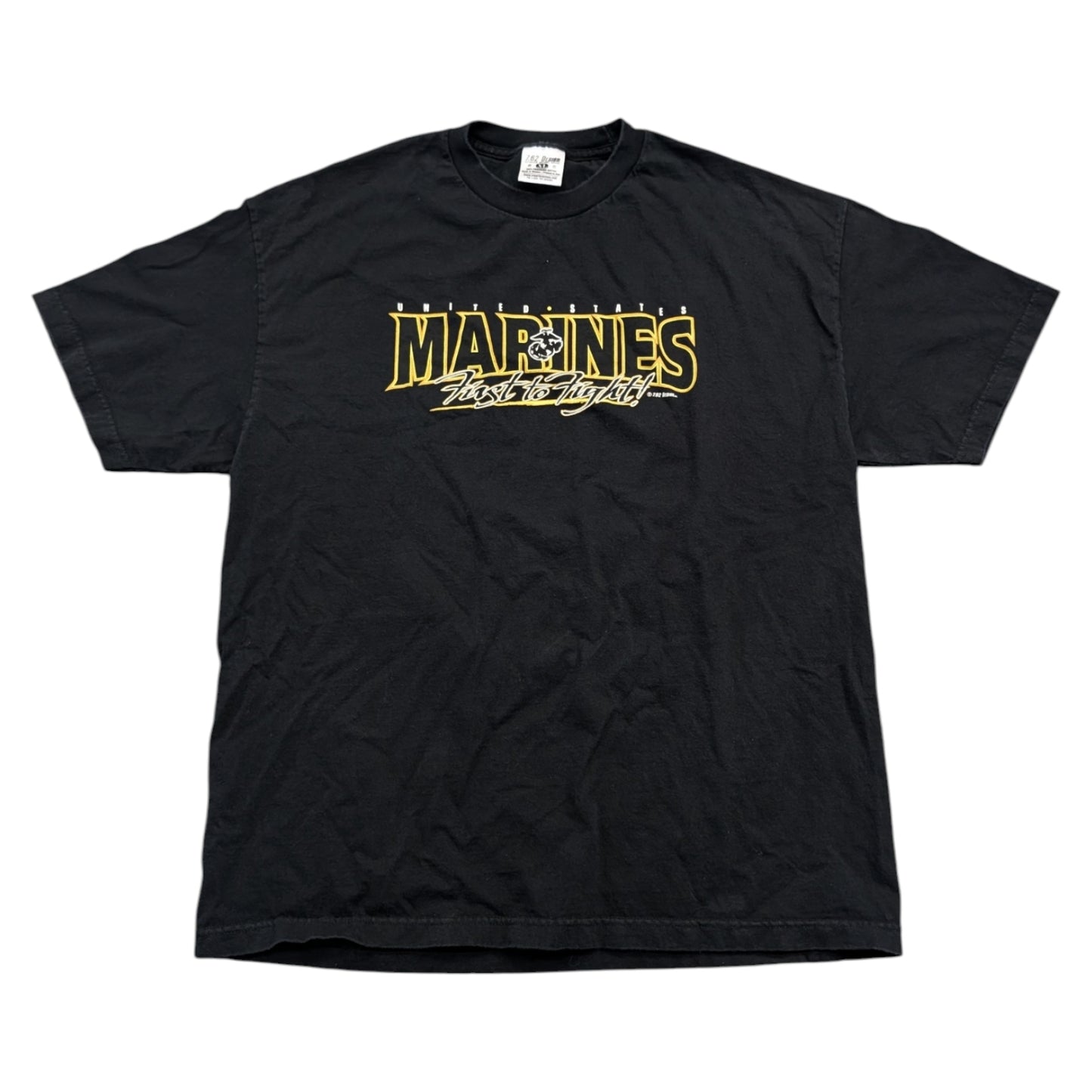 90s/Y2K United States Marines First To Fight Short Sleeve T shirt