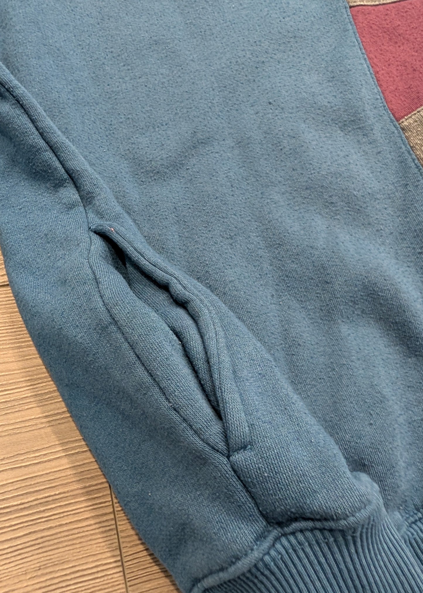 80s/90s Double Collar Color Block Sweatshirt