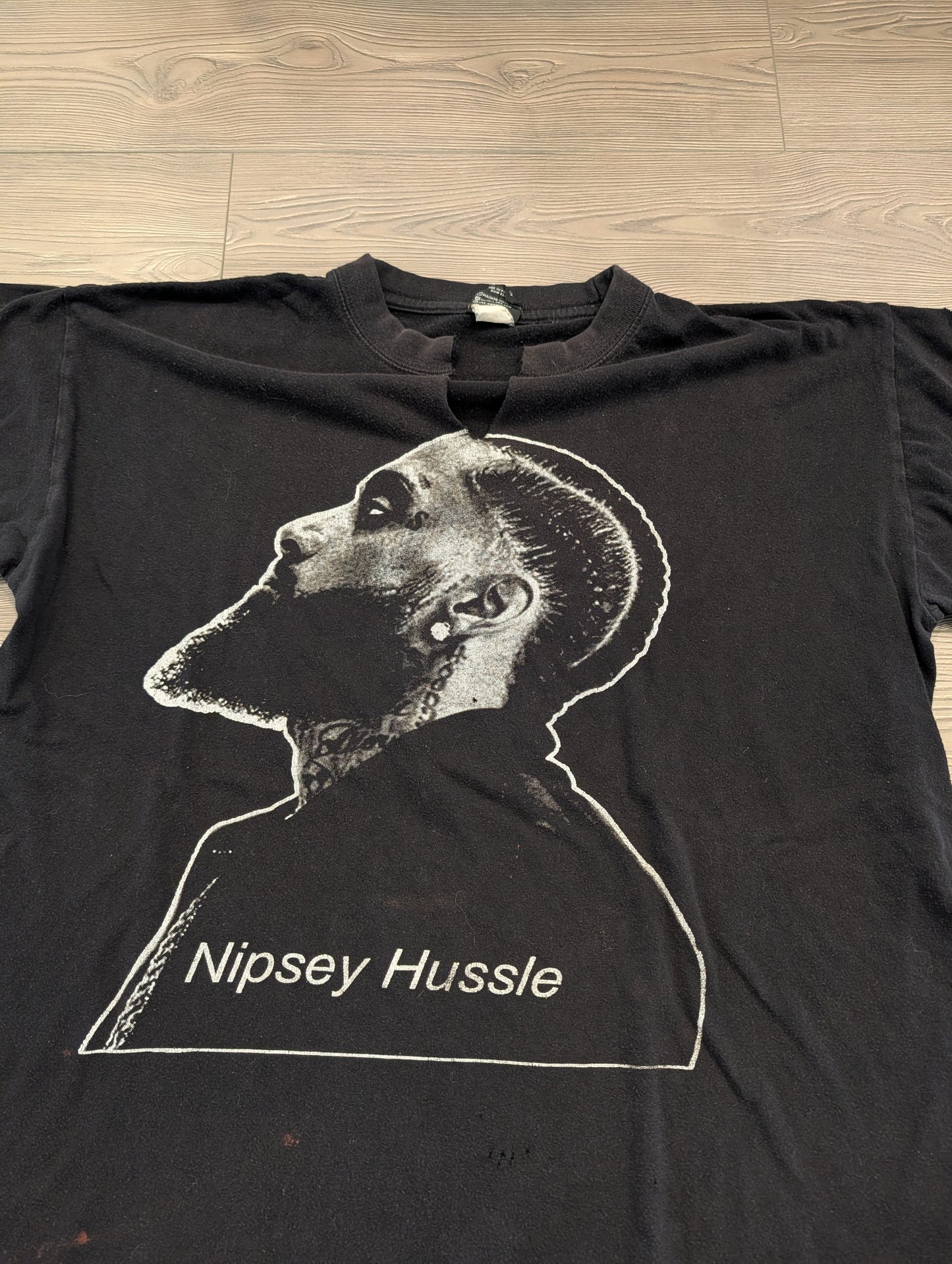 Nipsey Hussle Large Face Graphic T shirt