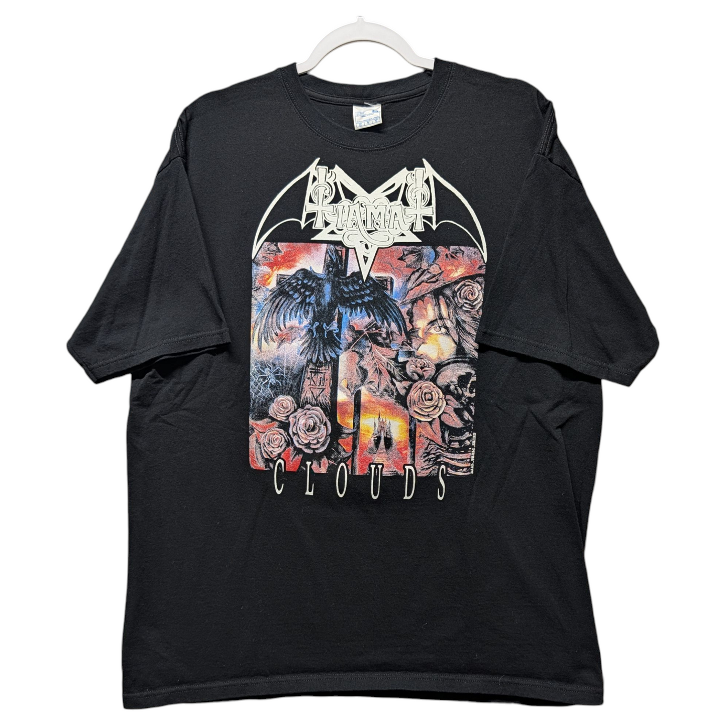 Y2K Mid 2000s Tiamat Clouds Metal Band T Shirt