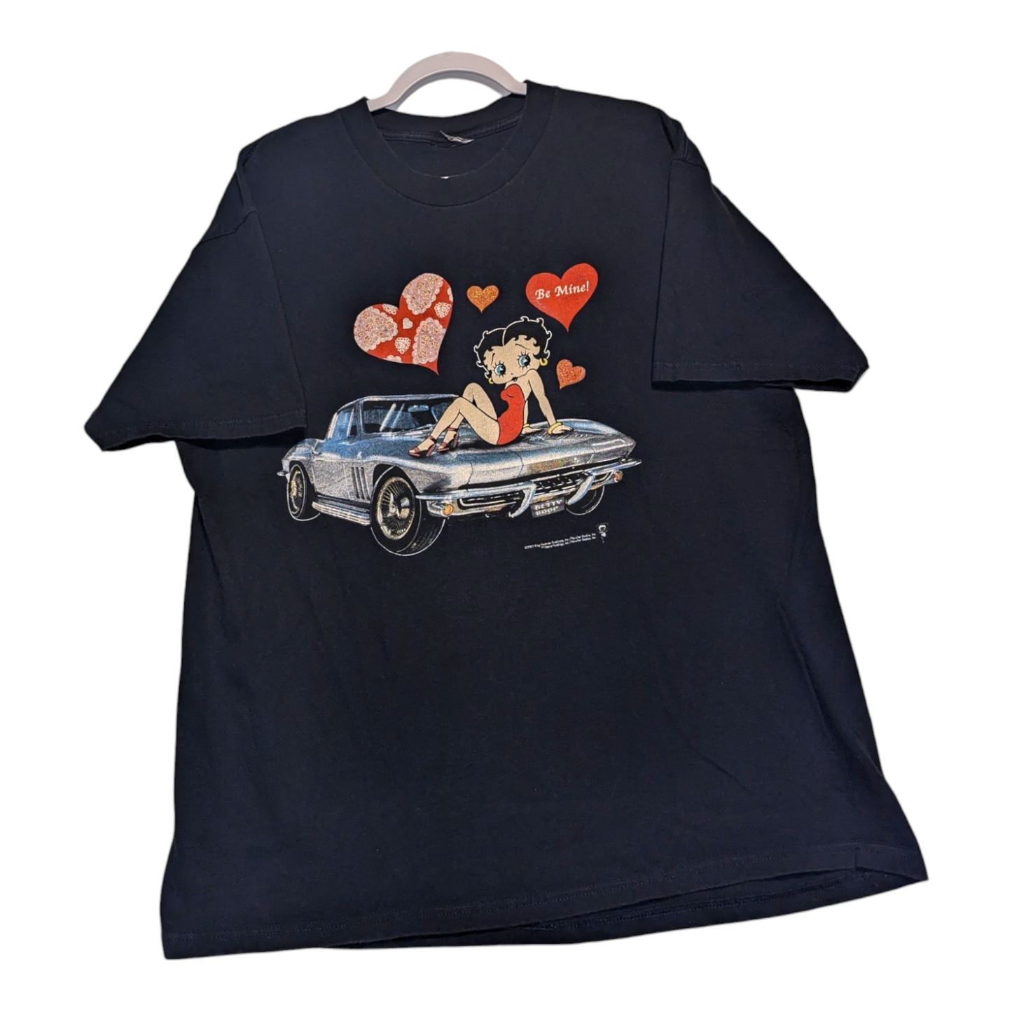 2003 Be Mine Betty Boop Car t shirt