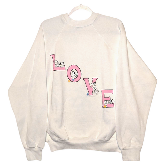 1992 LOVE Spellout Granny crewneck sweatshirt