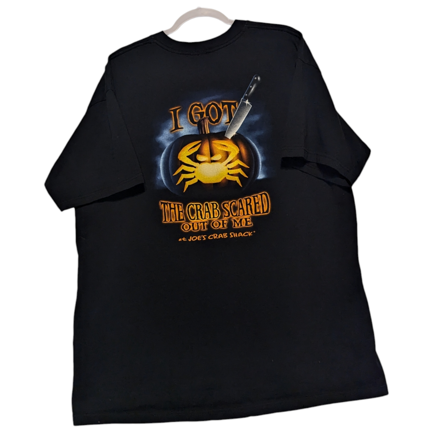 Y2K Joes Crab Shack Halloween t shirt