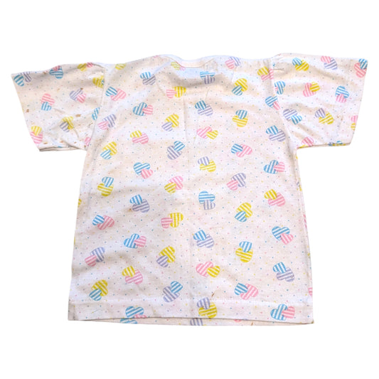 80s Youth AOP Pastel Colored Hearts T shirt