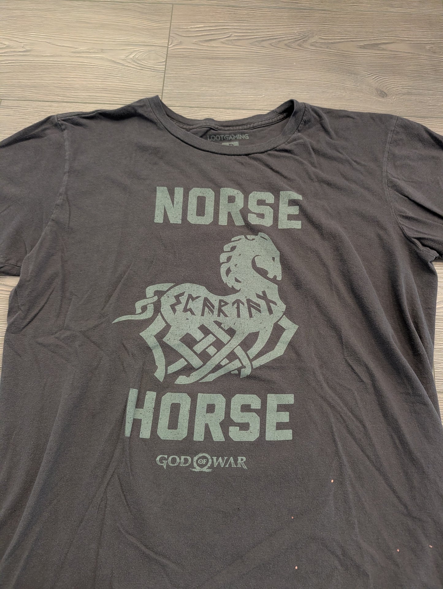 Modern Norse Horse God of War T shirt