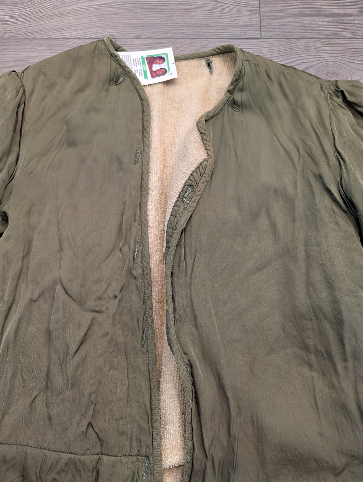 Military Bomber Liner Jacket