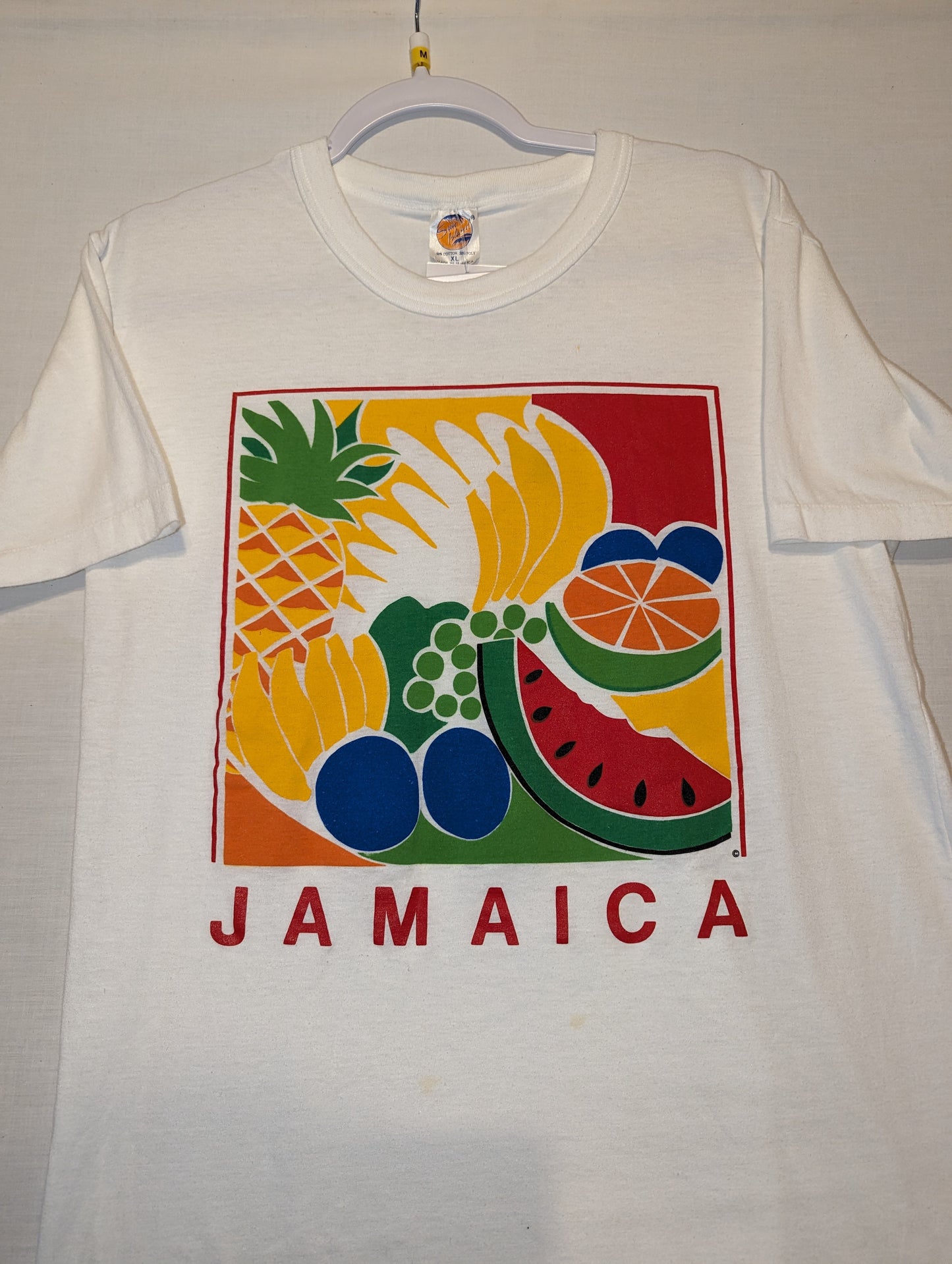 1980s Jamaica Fruit location t shirt