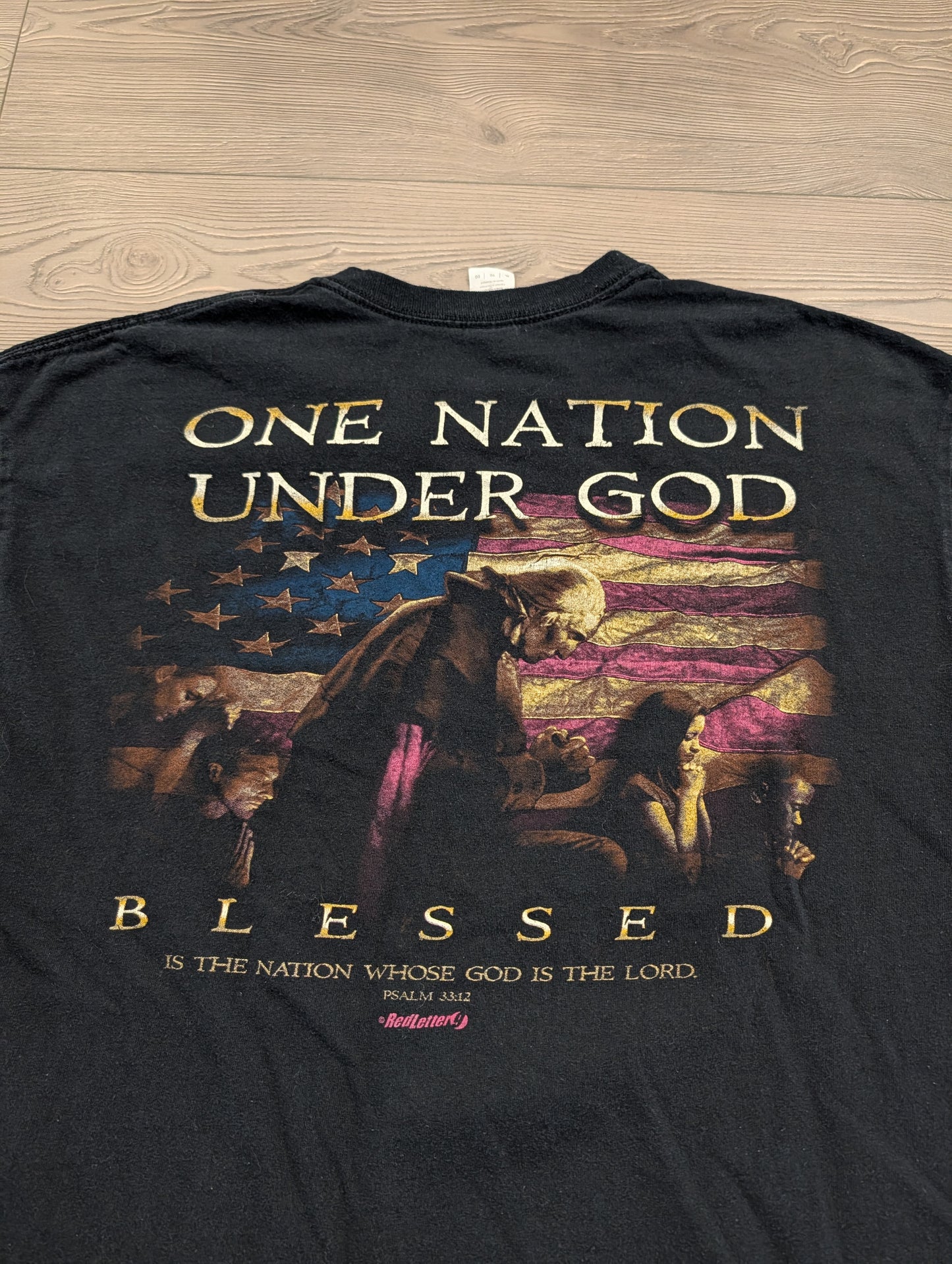 Mid 2000s One Nation Under God T shirt