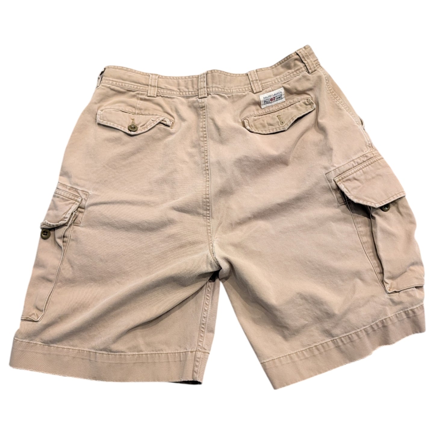 90s/Y2K Ralph Lauren Khaki Cargo Shorts