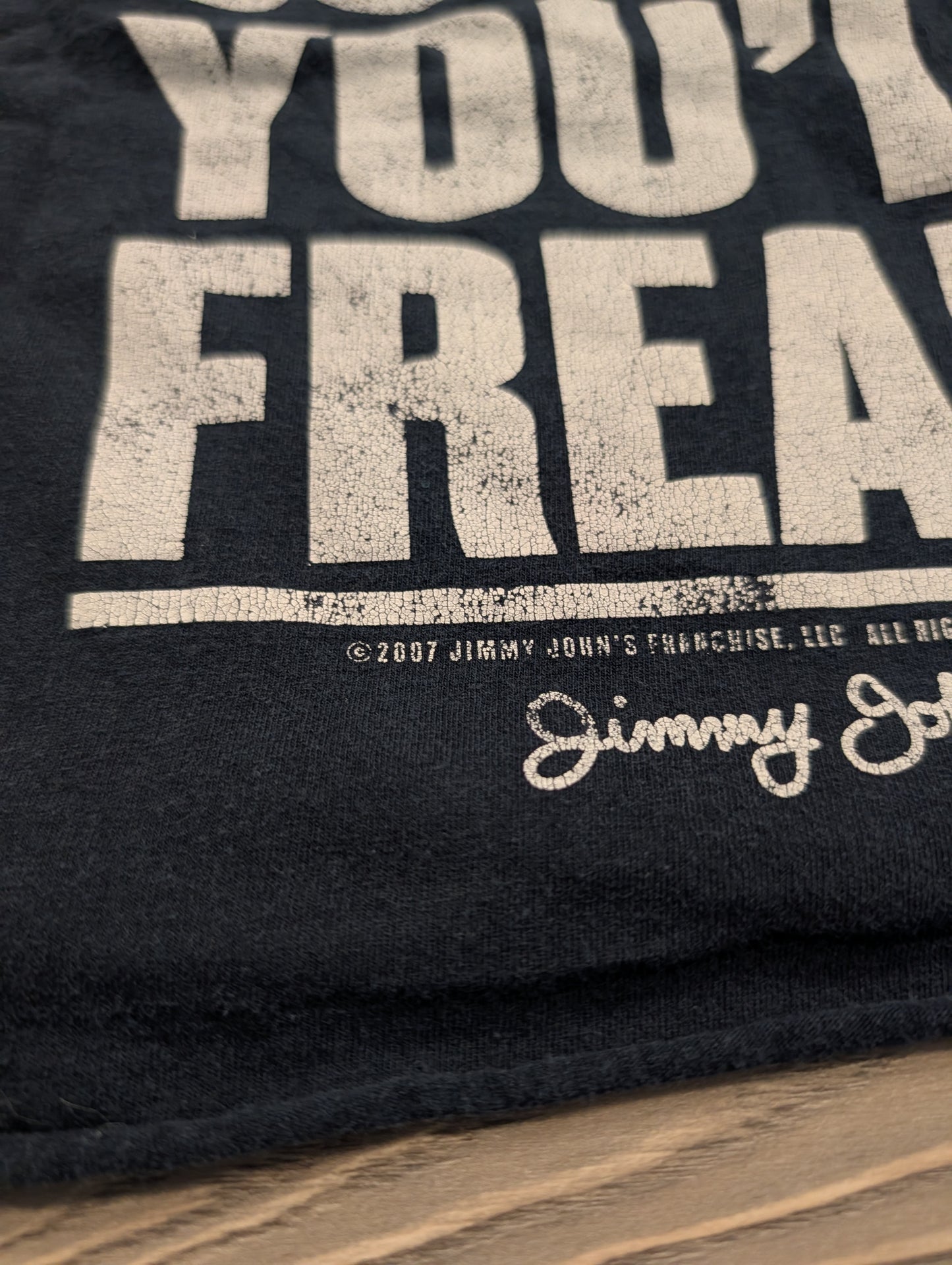 2007 Jimmy John's Gourmet Sandwich Promo T-shirt