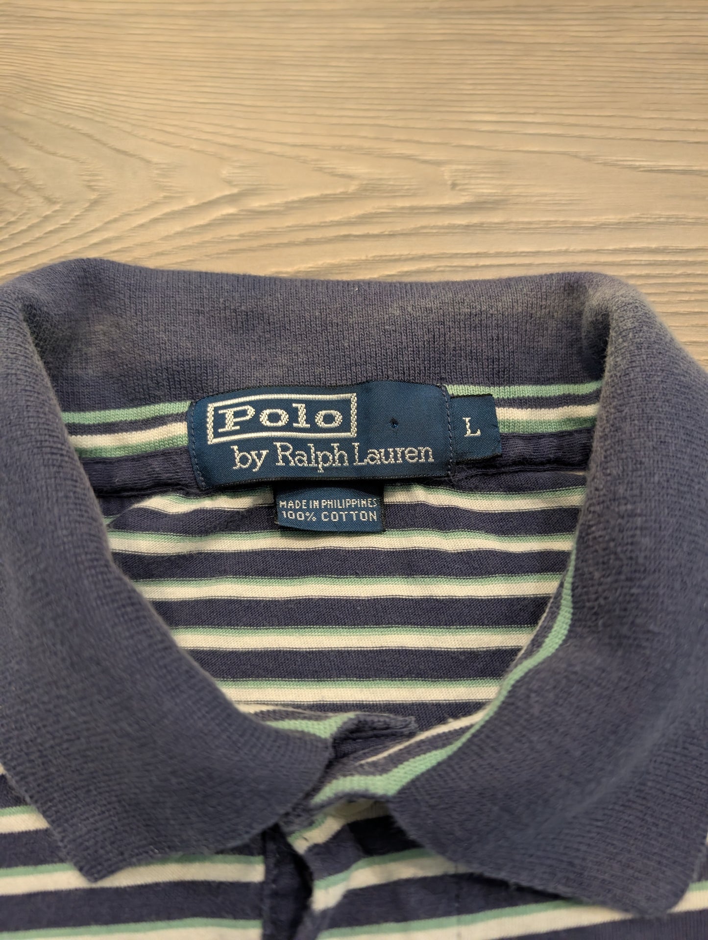 90s Nautical Striped Polo by Ralph Lauren