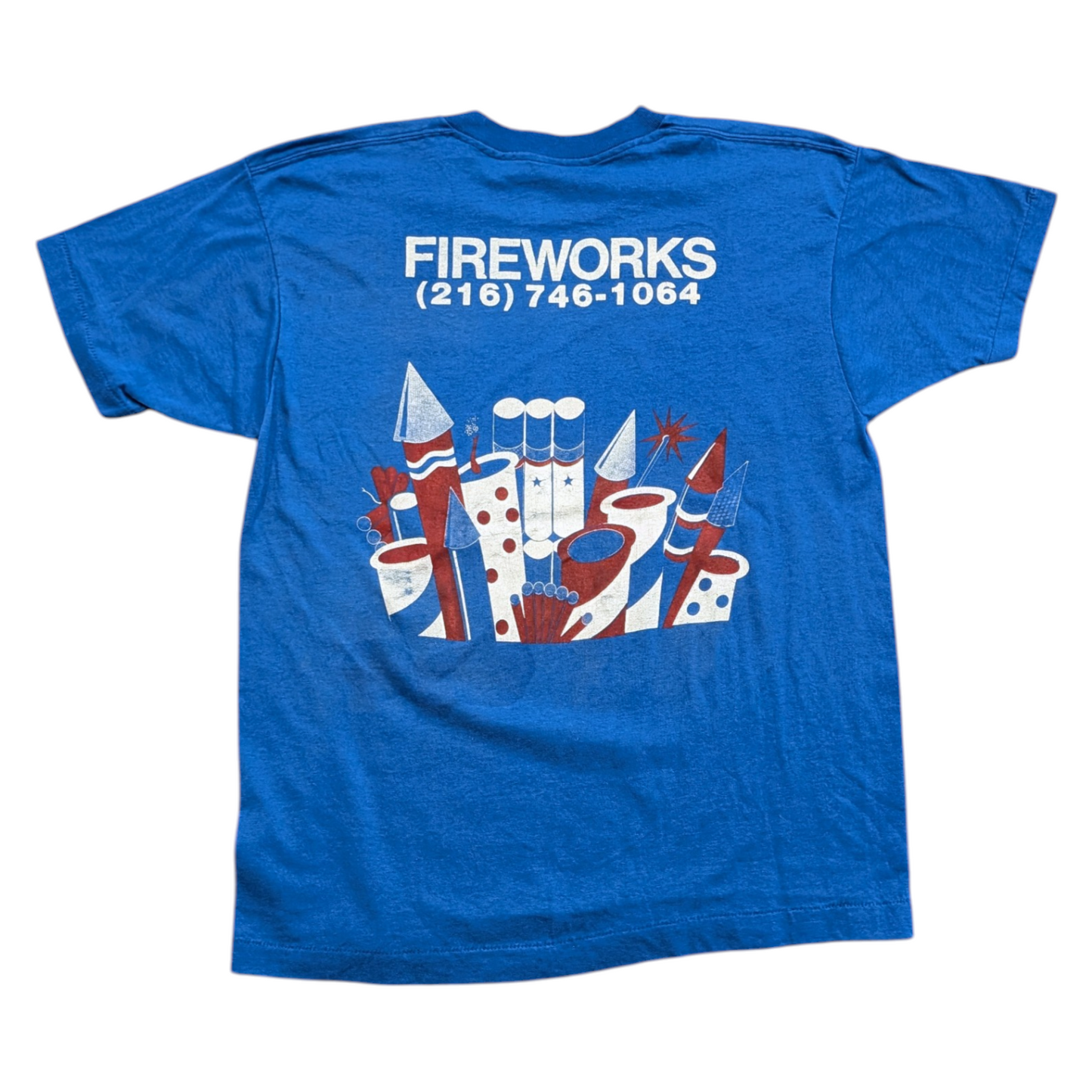 80s Blue Angel Fireworks Short Sleeve T Shirt