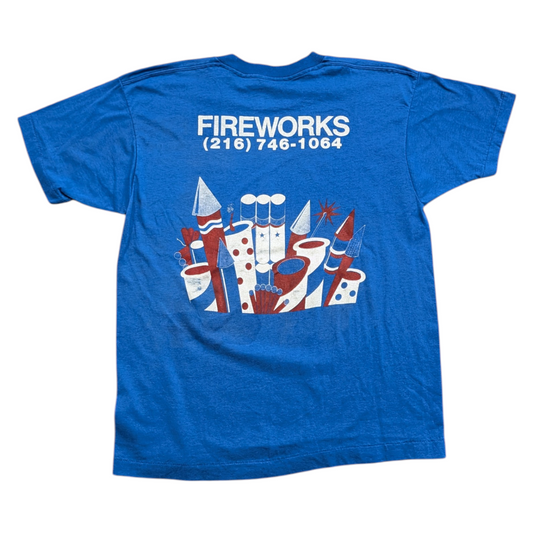 80s Blue Angel Fireworks Short Sleeve T Shirt