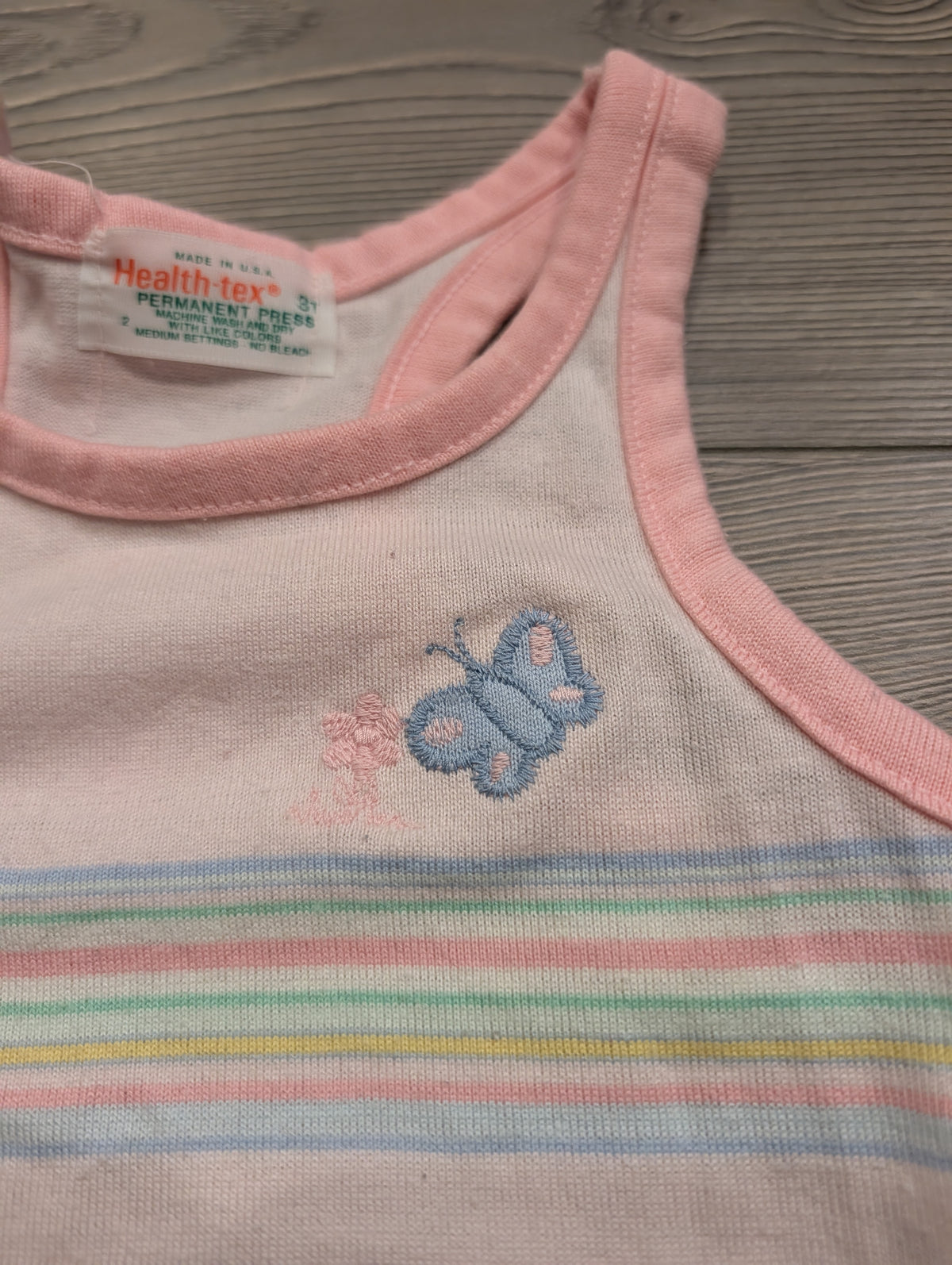 80s/90s Health-tex Butterfly Tank Top