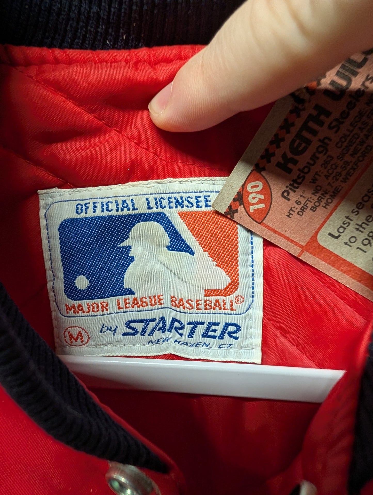 80s St Louis Cardinals MLB Starter Satin Bomber Jacket