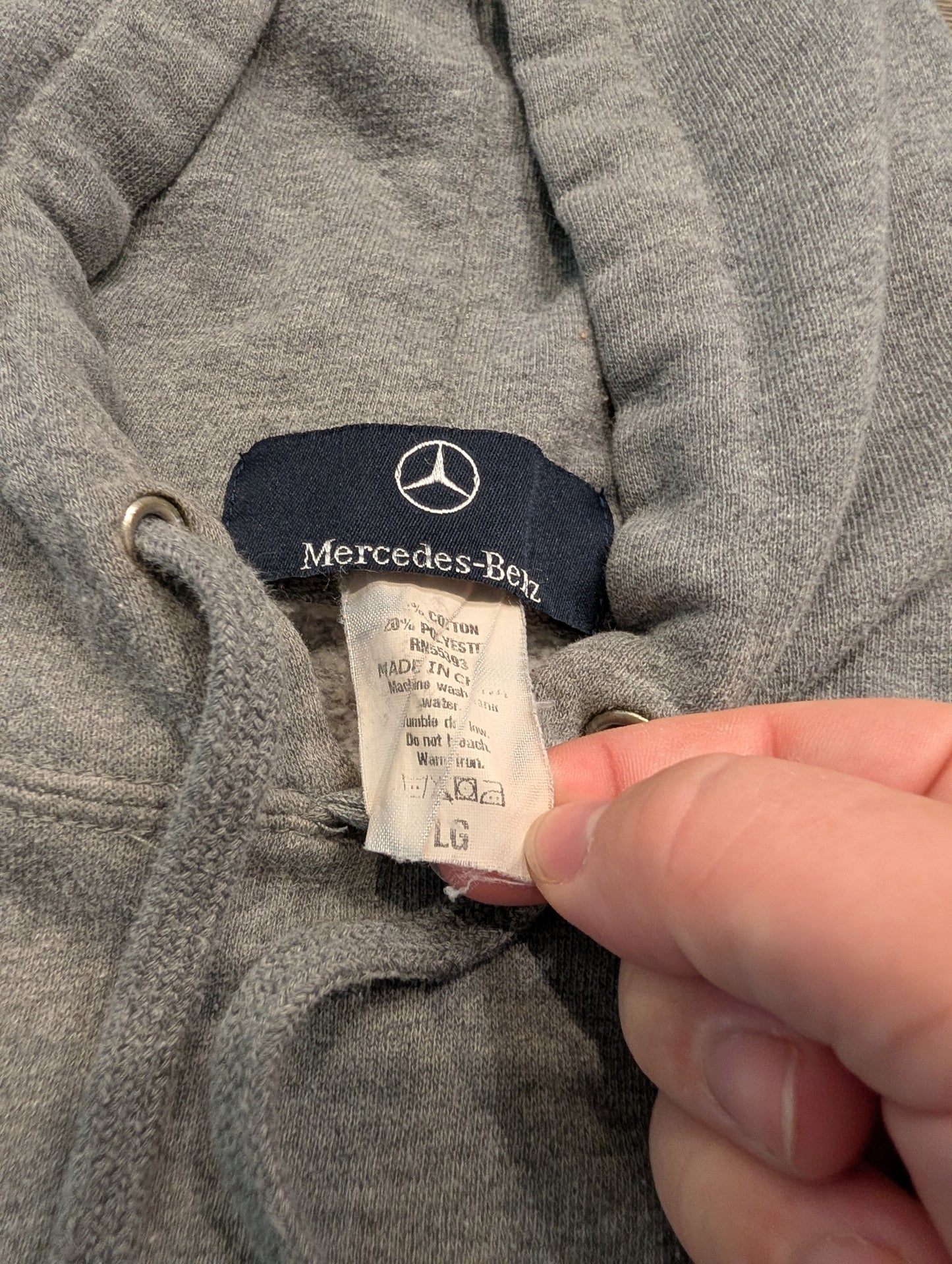 90s/Y2K Mercedes-Benz Hooded Sweatshirt