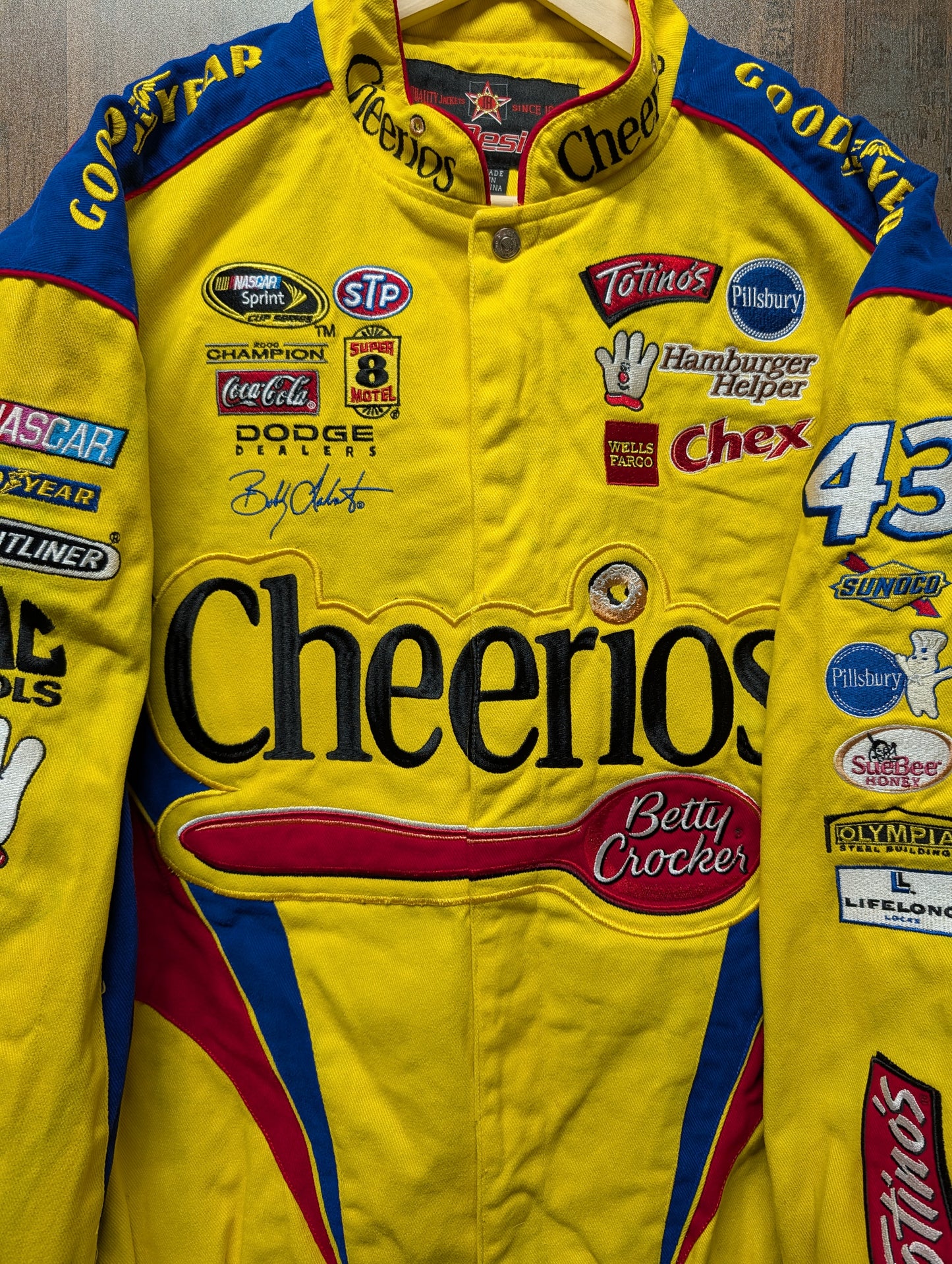 90s / Y2K Cheerios Bobby Labonte NASCAR Jacket