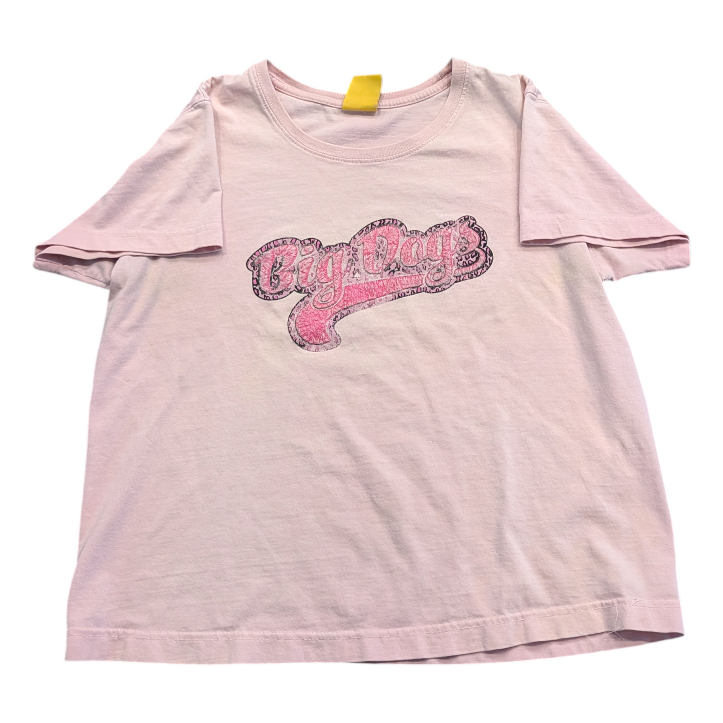Y2K Big Dogs Girly Cropped style t shirt