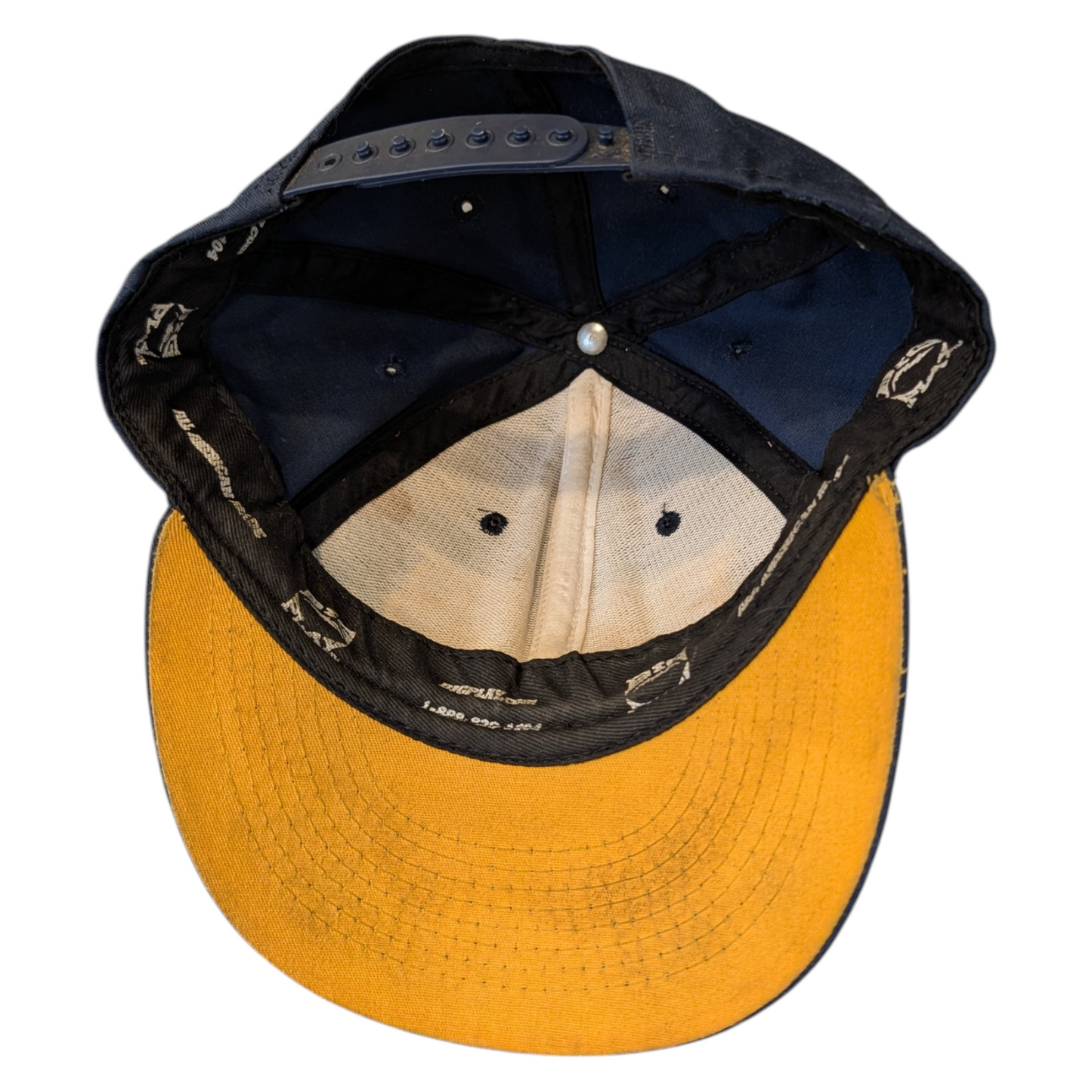 90s Shepherd College RAMS Split Bar Snapback hat