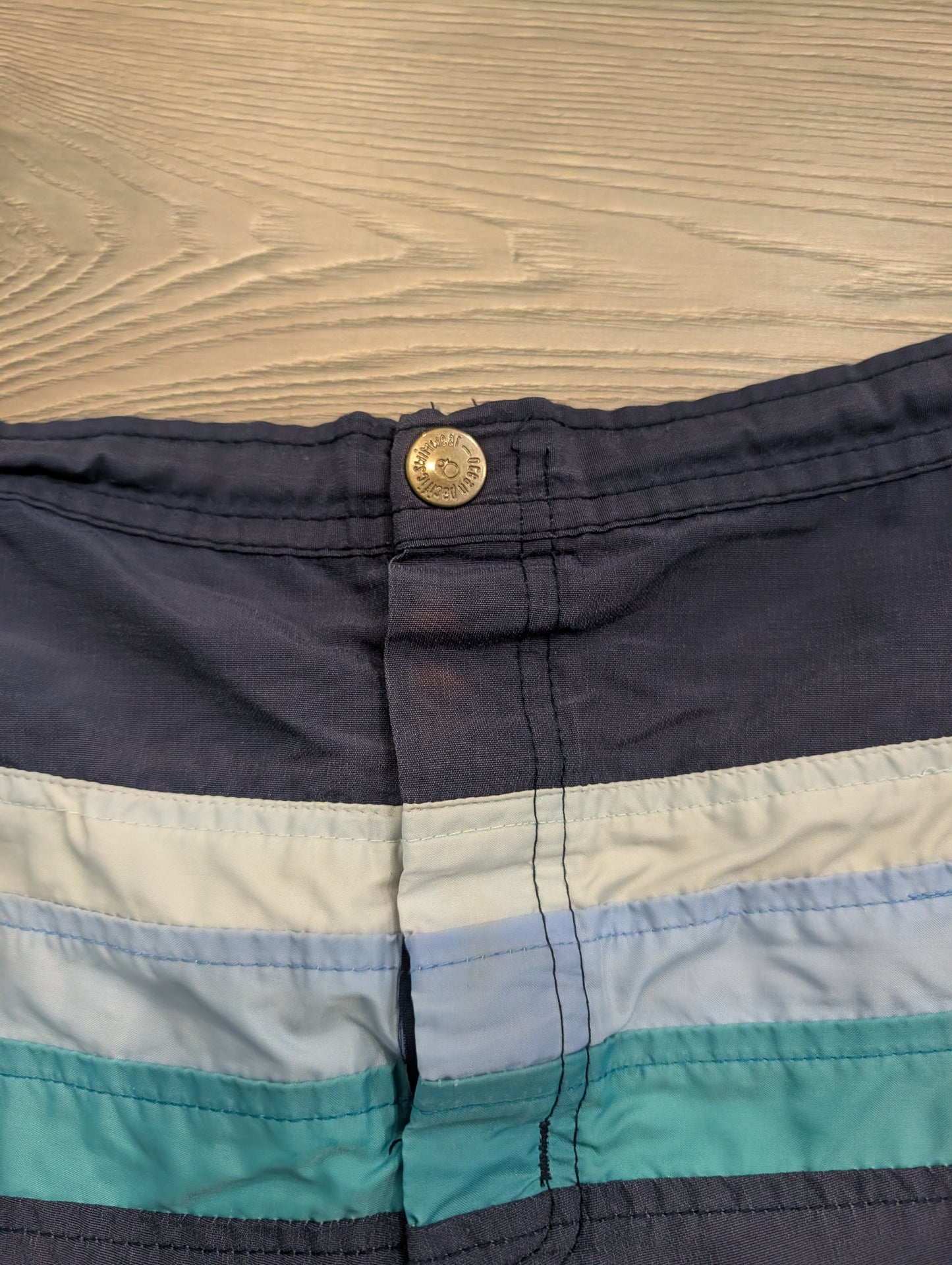 90s' Color Block OP Board Shorts