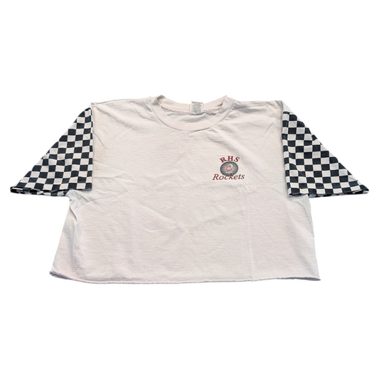 90's RHS 2 Rockets Cropped top t shirt