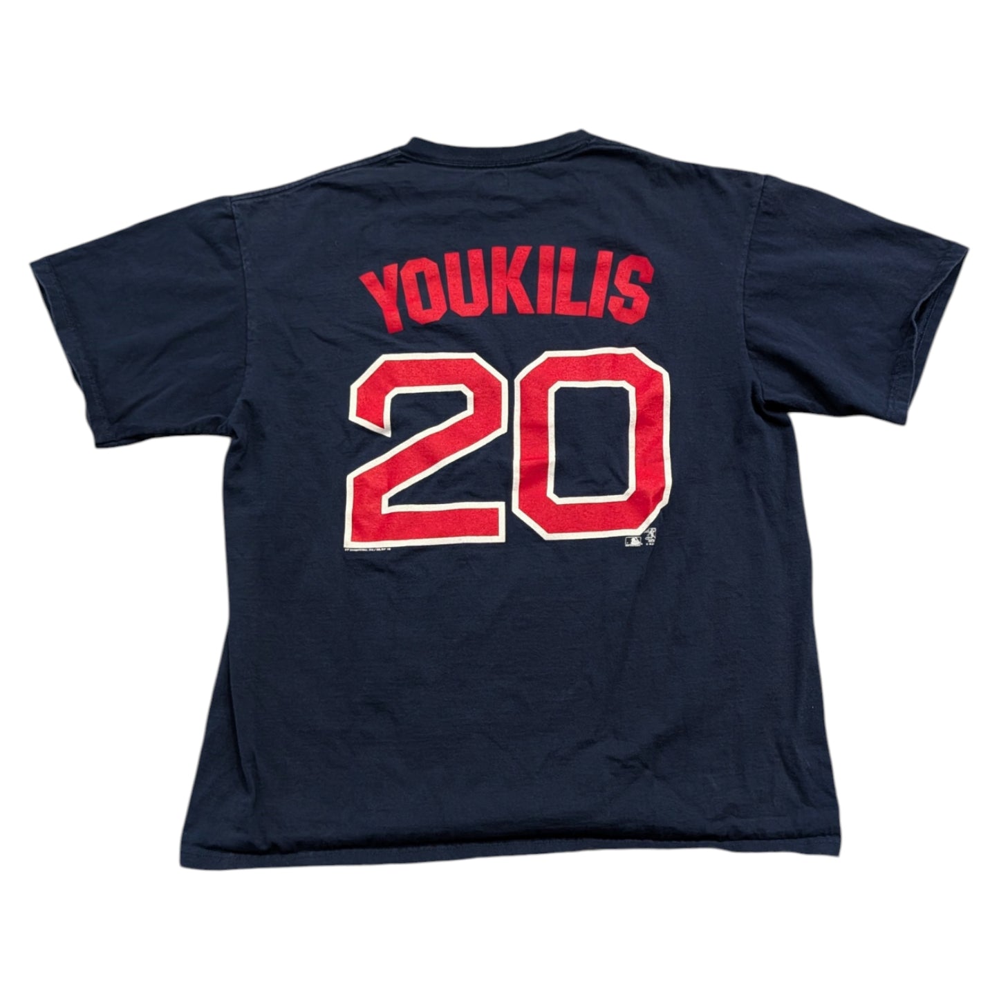 Y2k MLB Boston Red Sox Kevin Youkilis T Shirt