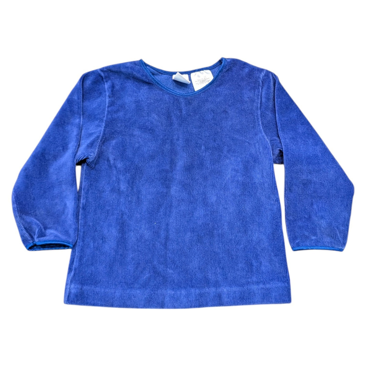 90s/Y2k Youth Solid Blue Mc Kids Long Sleeve Shirt