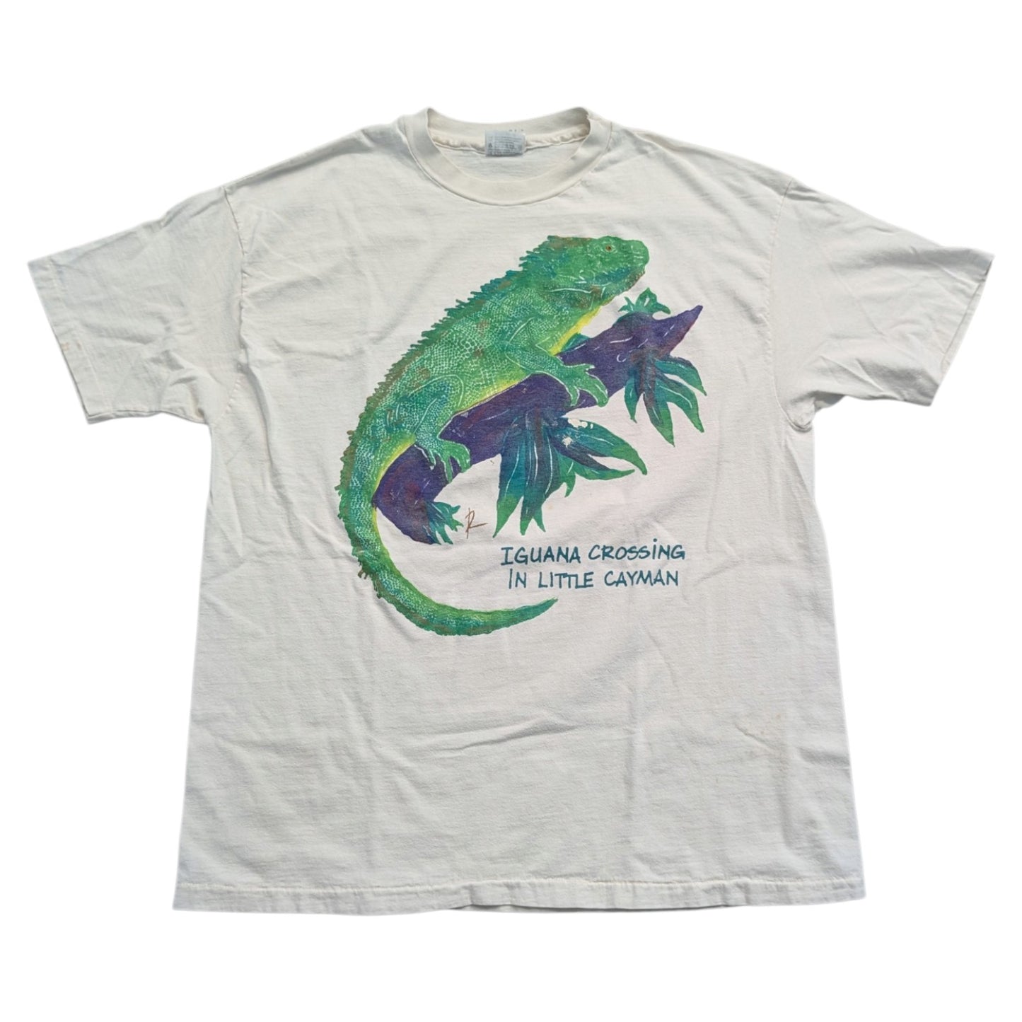 90s Iguana Crossing in Little Cayman Short-Sleeve T-shirt