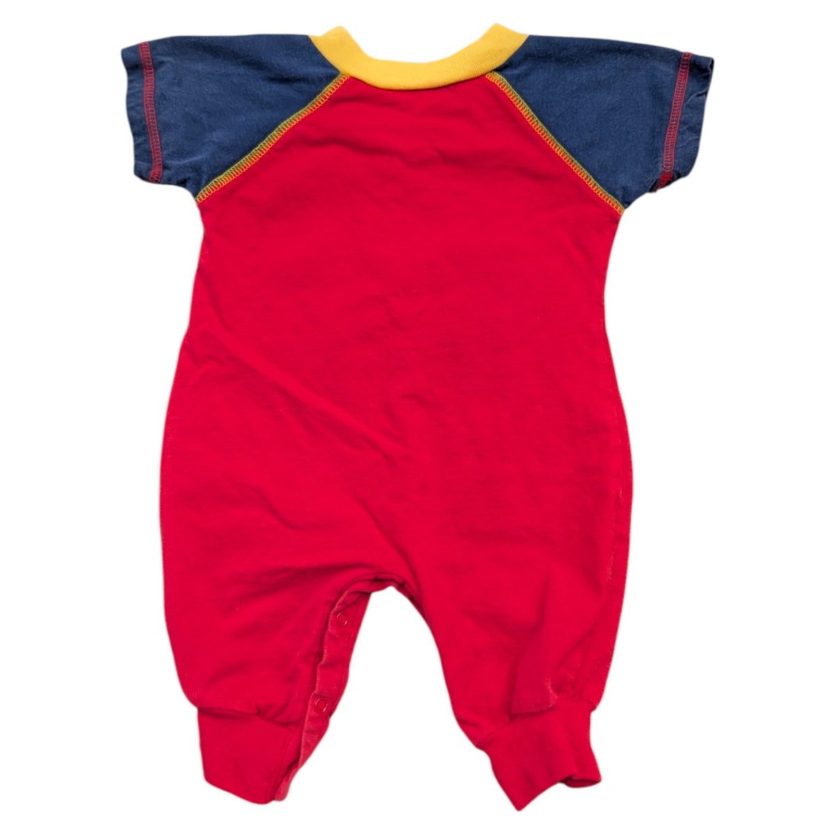 Y2K Tigger playing Baseball One Piece Short Sleeve Romper