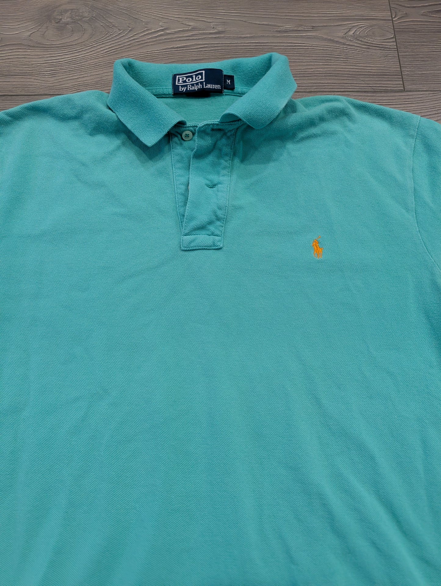90s Ralph Lauren Solid Polo Short Sleeve shirt