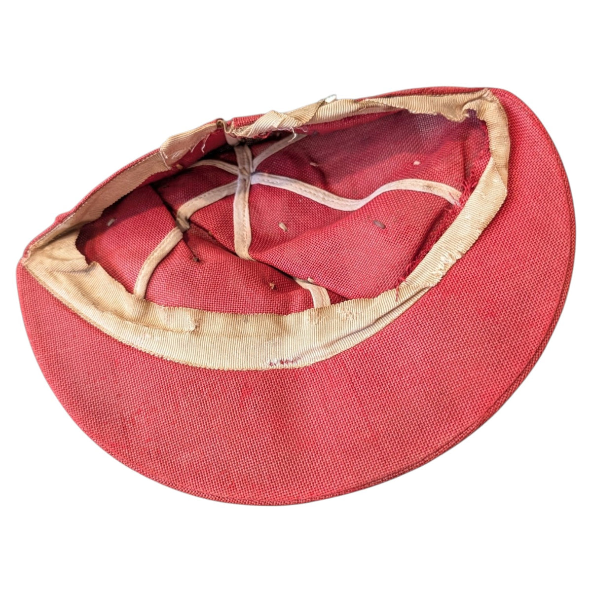 40s/50s Linen Short Brim Seashell Novelty Hat