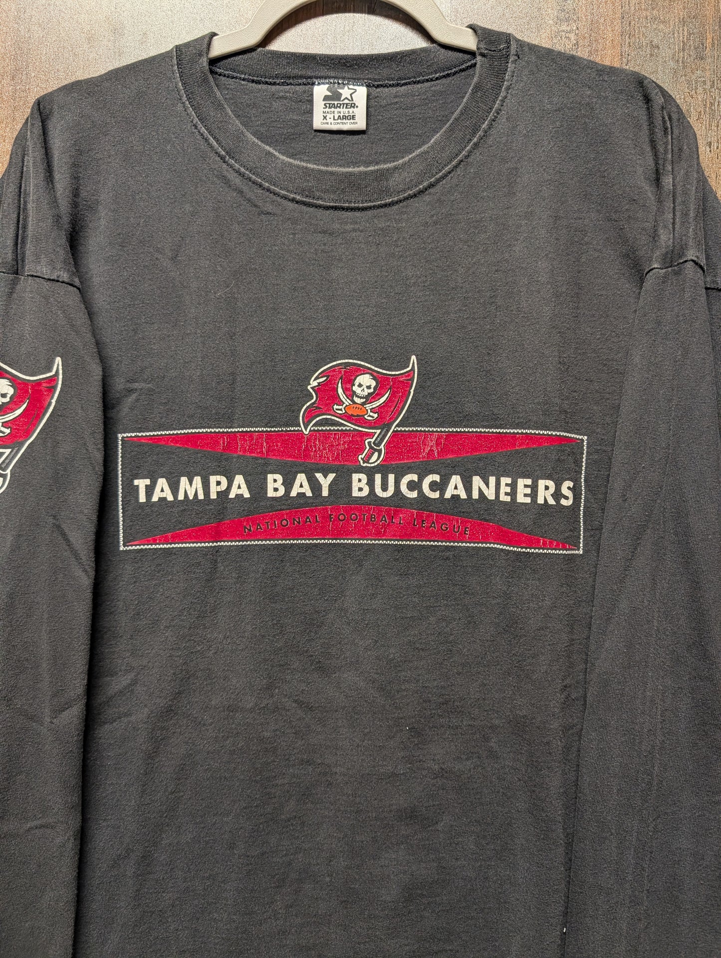 90s Tampa Bay Buccaneers Long Sleeve NFL Starter T Shirt
