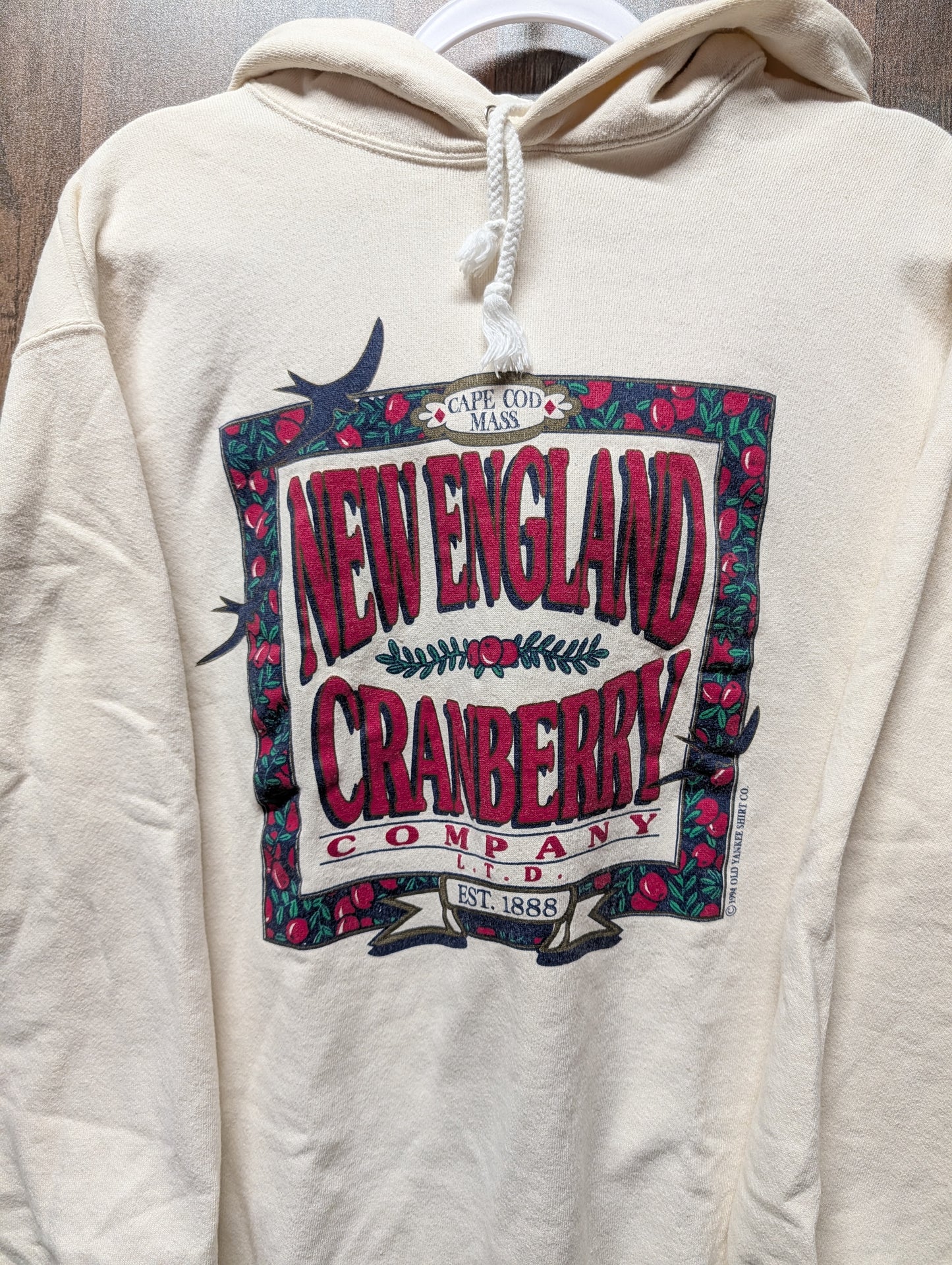 1994 New England Cranberry Company Hoodie Sweatshirt