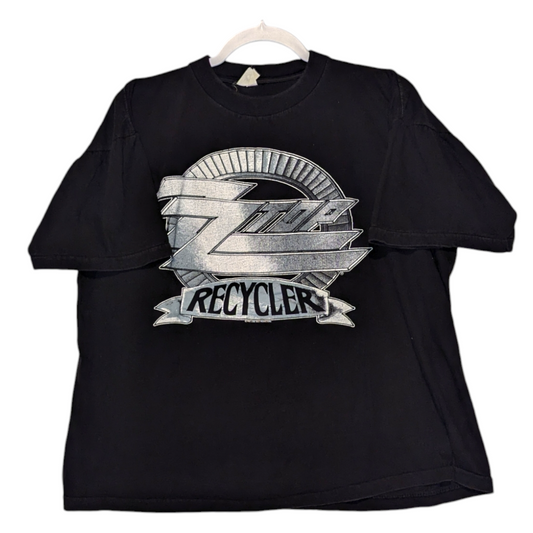 1990 ZZ Top Recycler World Tour t shirt