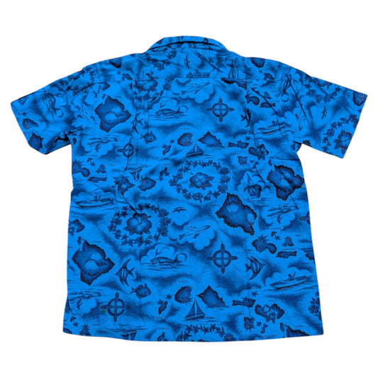 60's Ui-Maikai Hawaiian Button Up Short Sleeve T Shirt
