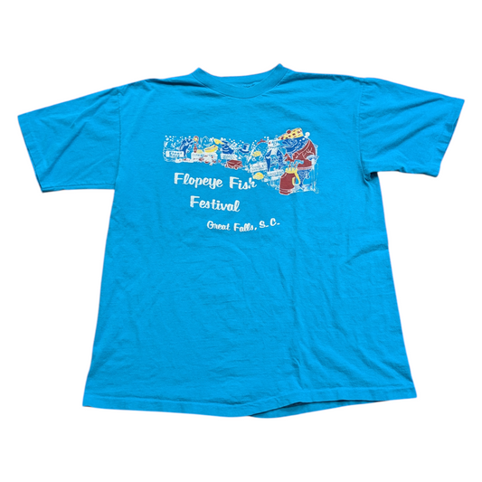 80's Flopeye Fish Festival t shirt