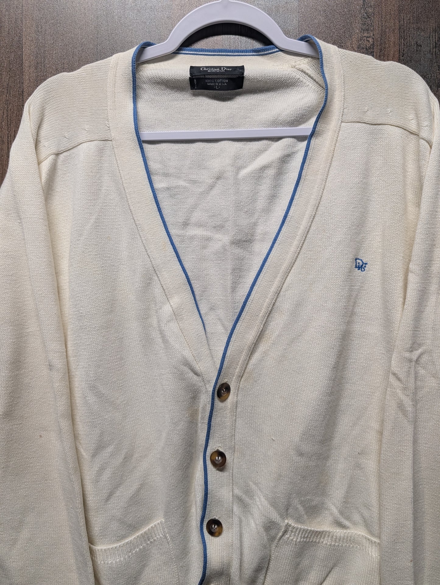 80s Christian Dior Monsieur Cardigan Sweater