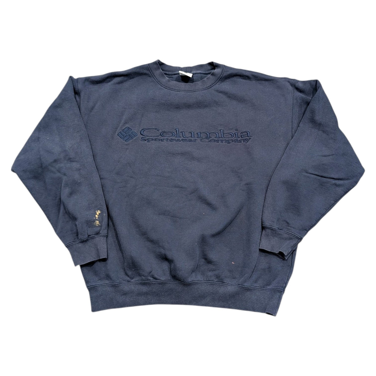 90s Columbia Embroidered Logo Crewneck Sweatshirt