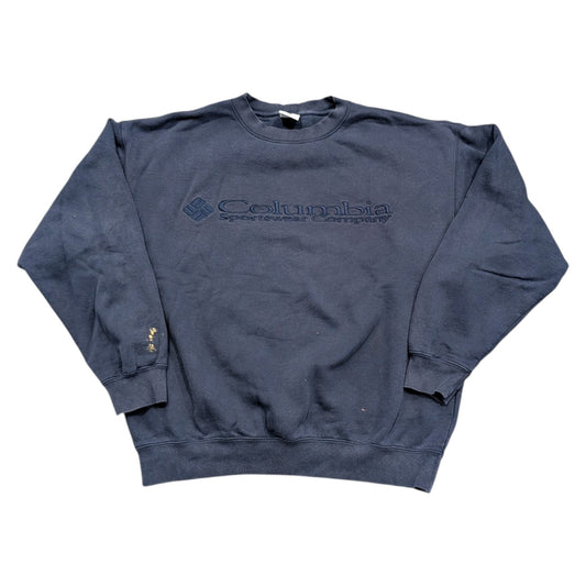 90s Columbia Embroidered Logo Crewneck Sweatshirt