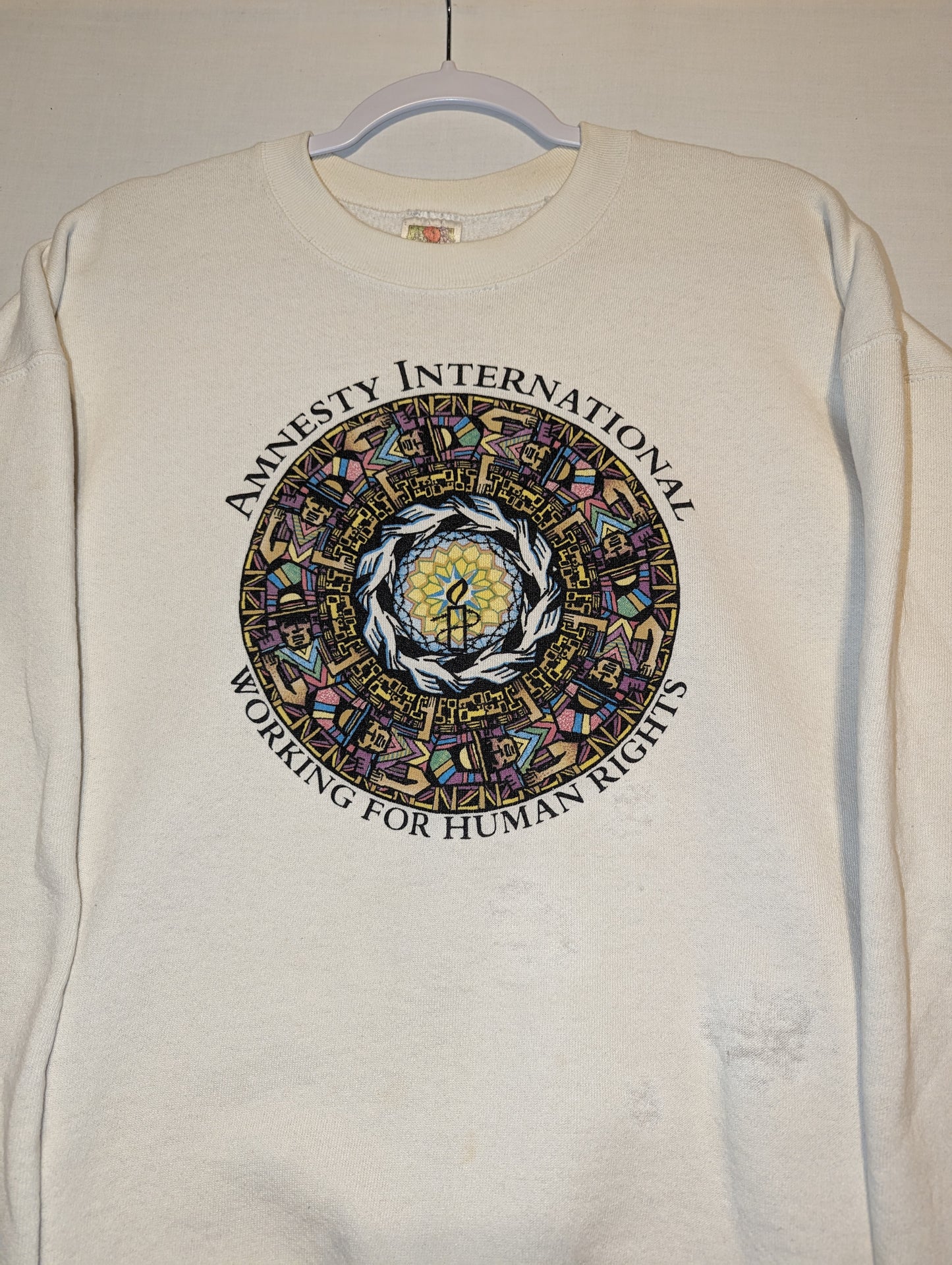 80s / 90s Amnesty International crewneck sweatshirt