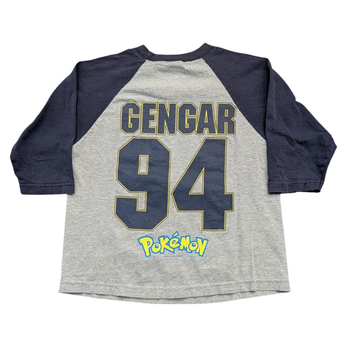 1999 Youth Gengar Sports Series 3/4 Sleeve Pokémon T-shirt