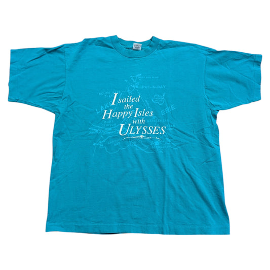 90s I sailed the Happy Isles with Ulysses T shirt