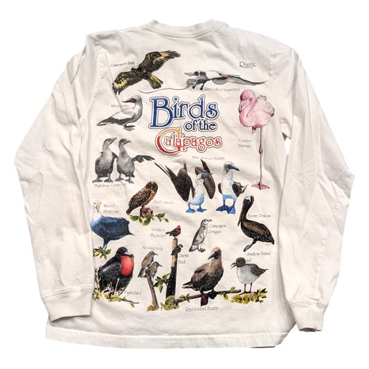 90's Birds of the Galapagos Long sleeve t shirt