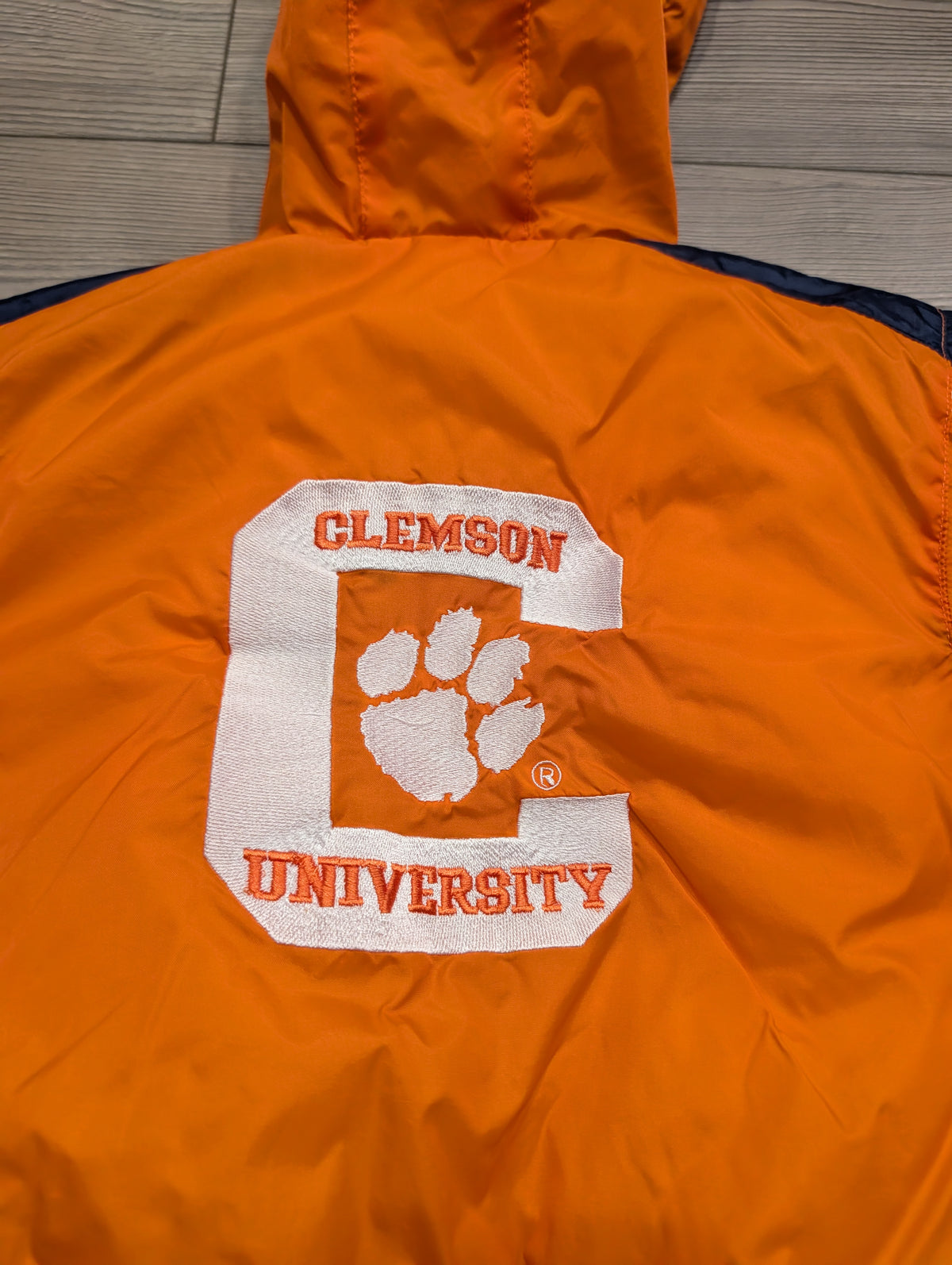 90s Youth Clemson Tigers Hooded Jacket