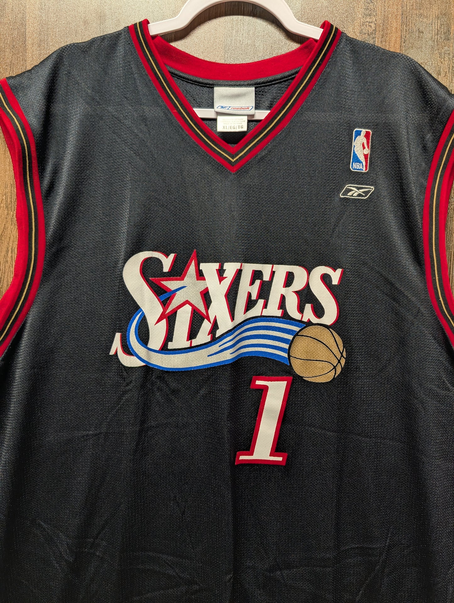 Y2K Philadelphia Seventy Sixers NBA Basketball Jersey