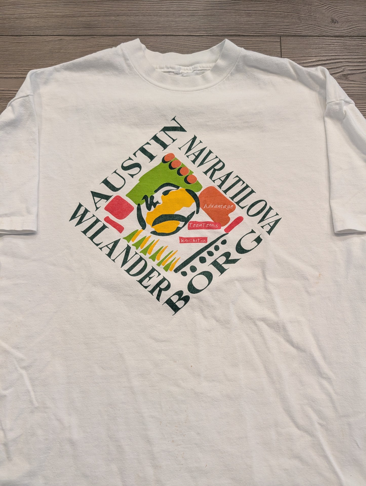 90s Advantage Team Tennis Wichita T Shirt