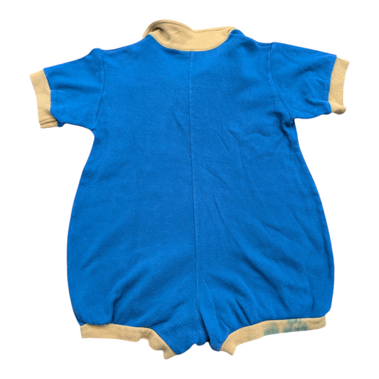 80's/90's Youth Disney Adventureland Magic Kingdom One Piece Short Sleeve and Shorts