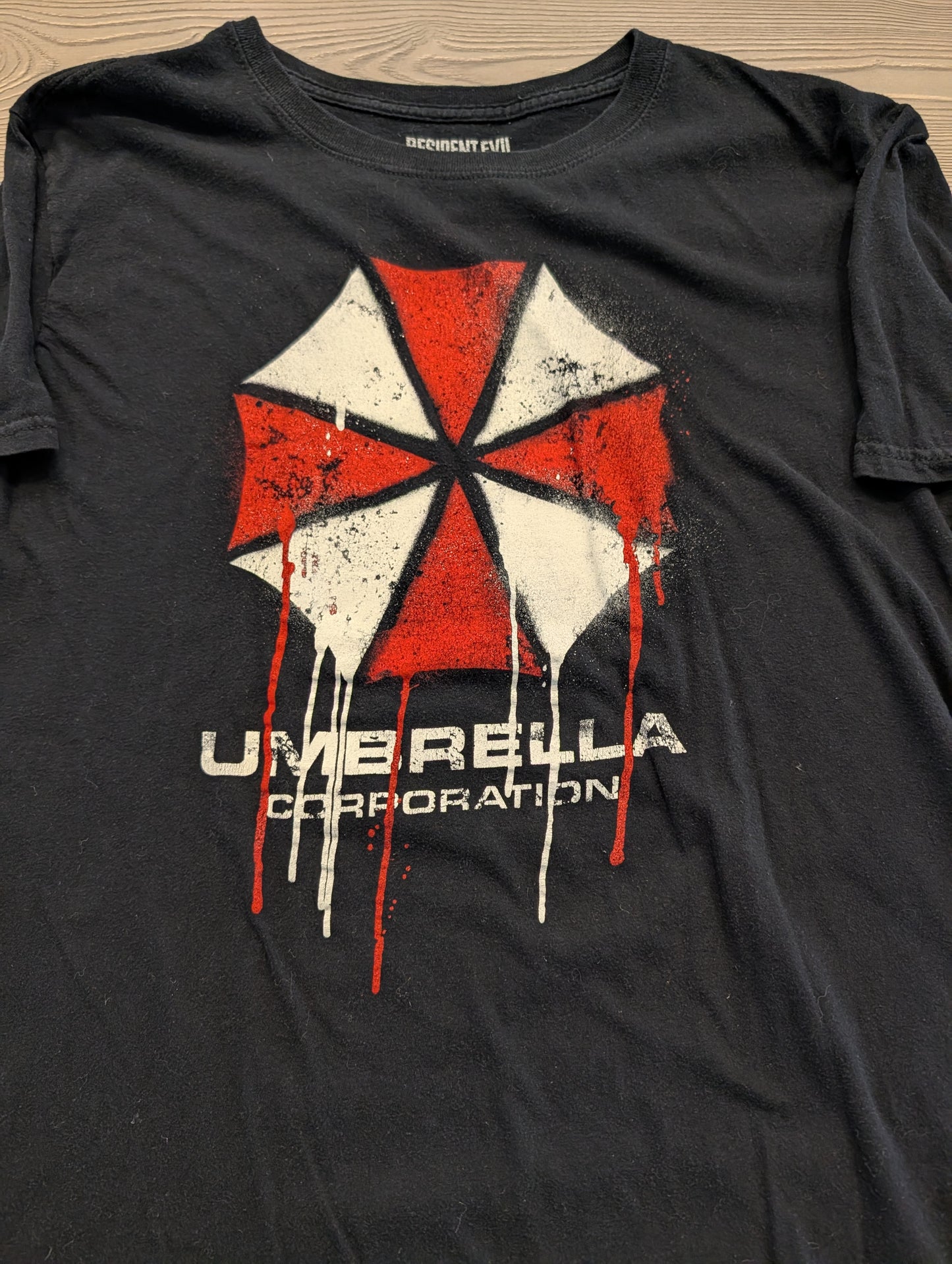 Y2K Resident Evil Umbrella Corportaion T shirt