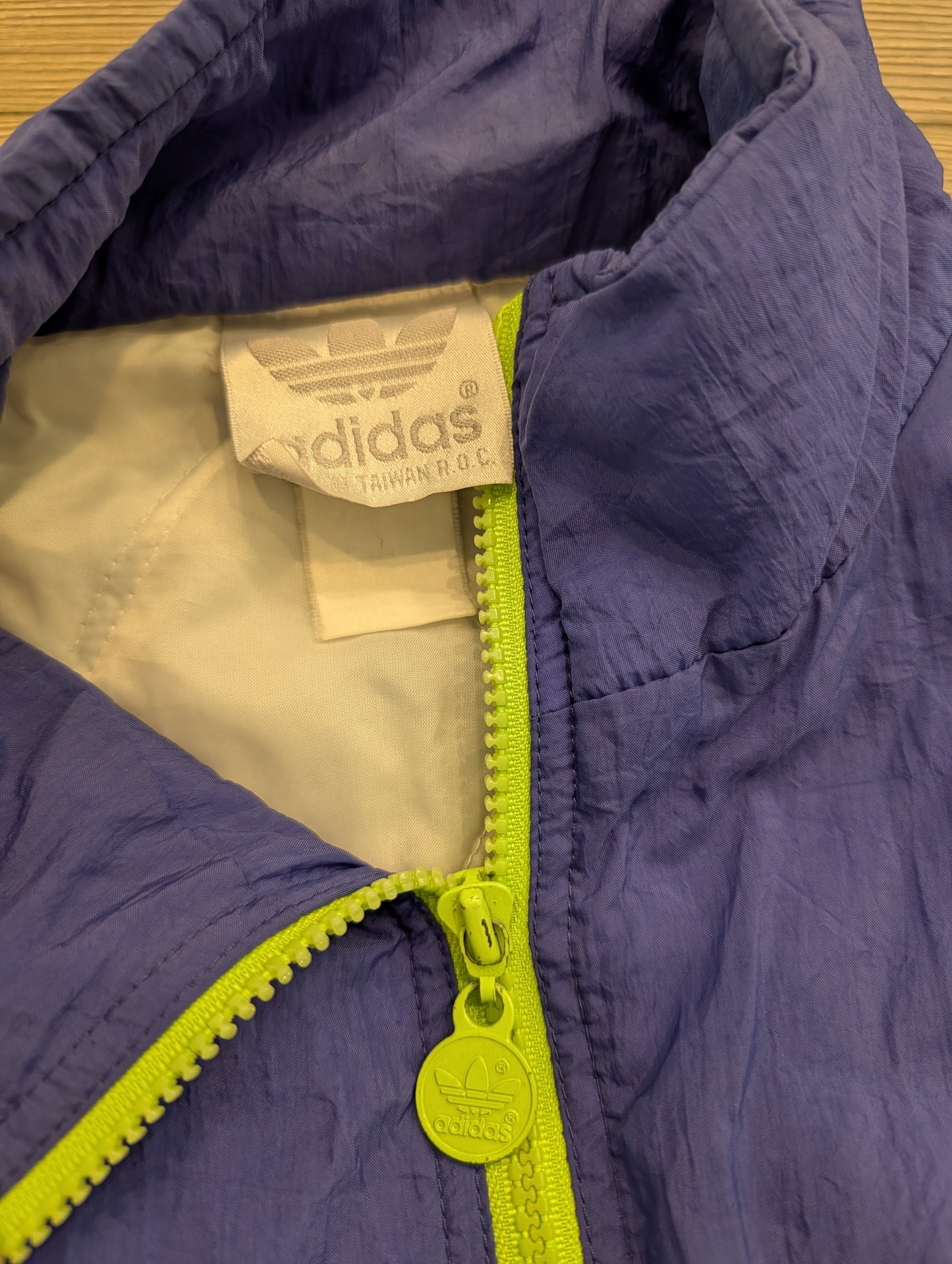90's adidas 3/4 Quarter zip pullover windbreaker jacket
