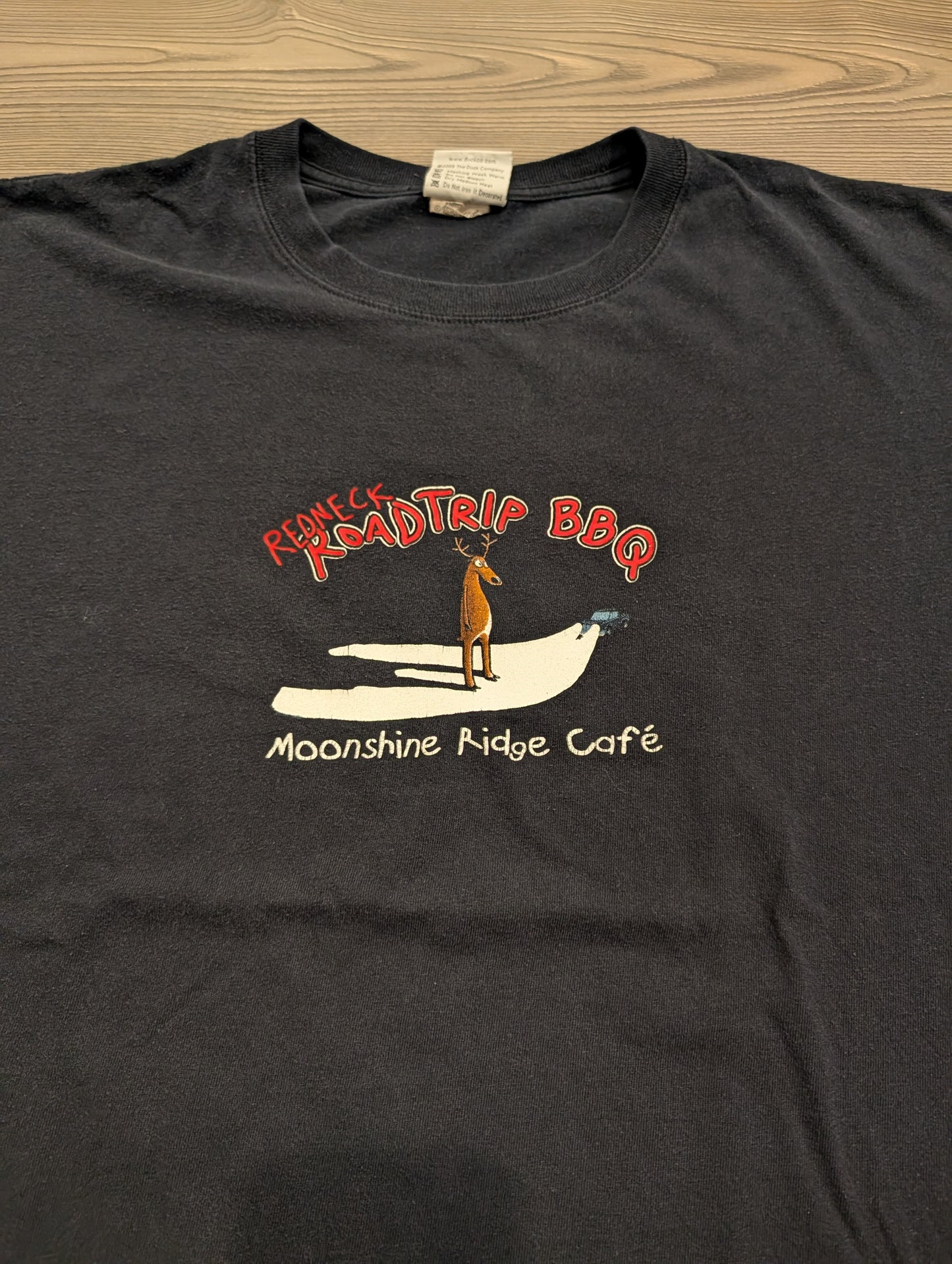2009 Redneck Roadtrip BBQ Moonshine Ridge Cafe T shirt